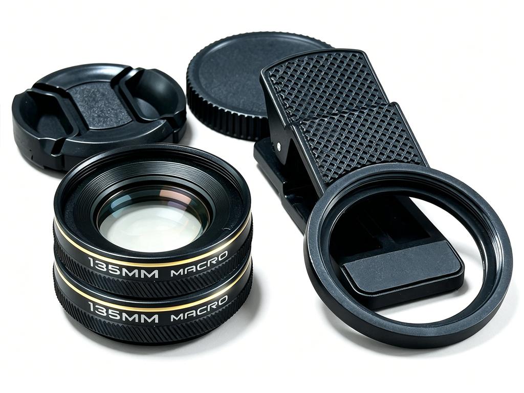Professional Photography Phone Camera 4K HD 37MM 135MM Macro Lens for Eyelashes Diamond Jewelry Smartphone Macro Lens