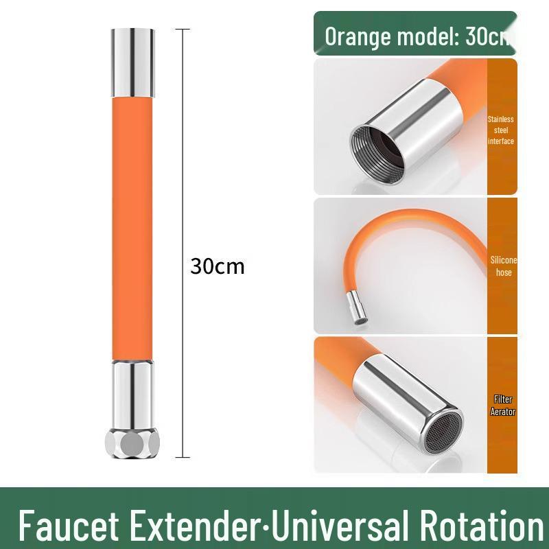 Universal Splash-Proof Shapeable Faucet Extender