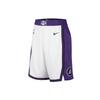 Шорти спортивні чоловічі Dri-Fit з логотипом Los Angeles Lakers, кольоровим блокуванням, швидковисихаючі, білі DO9661-100