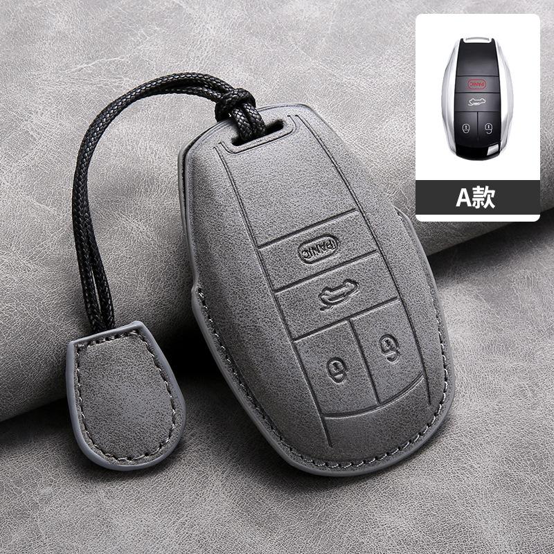 Smart Key Protective Cover for Bentley Flying Spur Continental GT Bentayga Mulsanne PU Car Remote Keychain Accessories gzhw7