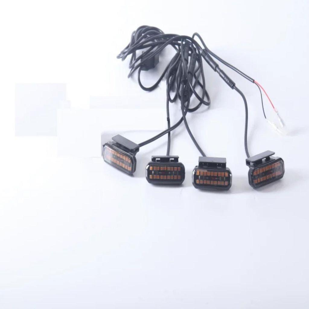 Universal LED Daytime Running Lights for Off-road Vehicles, Pickup Trucks, and SUVs - High Brightness, Small Yellow Grille Lights