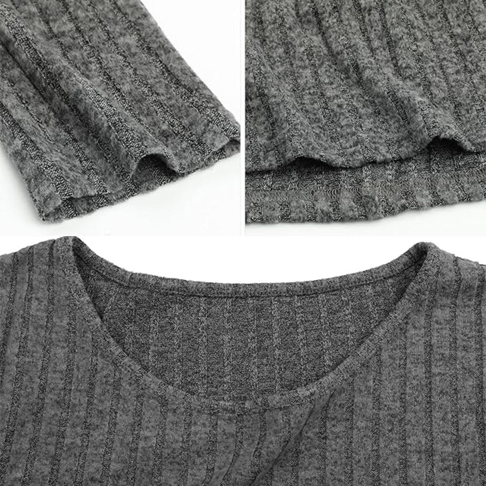 Rochie pulover cu mânecă lungă pentru femei Rochie casual în linie A, cu gât roșu, toamnă și iarnă