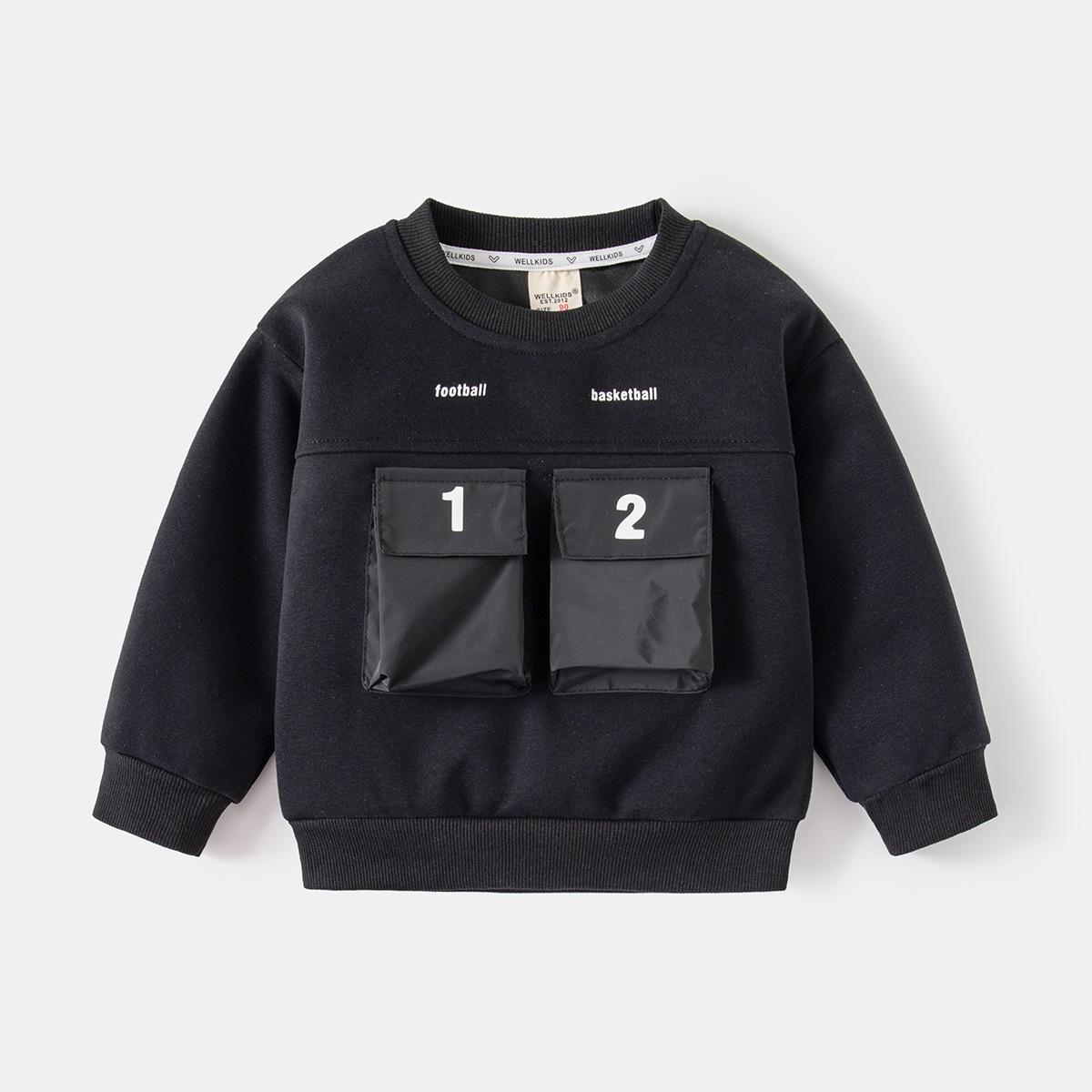 Children s clothing boys spring and autumn sweater new children s handsome foreign boys top trendy children s clothing 90cm