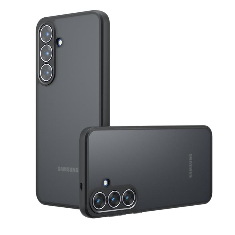 

Чехол для Samsung Galaxy S25 FE Чехол для Samsung Galaxy S25 FE 5G Бампер Роскошный Матовый ПК + ТПУ Ударопрочный Силиконовый Защитный Чехол Galaxy S25 FE чёрный