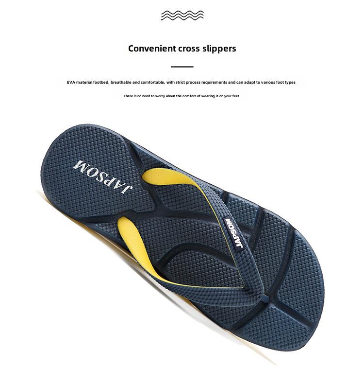 Herren Casual EVA Massage Flip-Flop Sandalen für den Innen- und Außenbereich