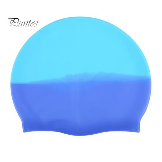 Unisex Adult Silicone Swim Cap Waterproof Swimming Pool Hat Non-slip Bathing Cap for Long Short Hair To Keep Hair Dry