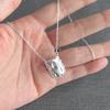 New Trendy Fashion 925 Silver Pearl Simple Elegant Thin Chain Pendant Necklace for Women Girl Jewelry Dropship Wholesale