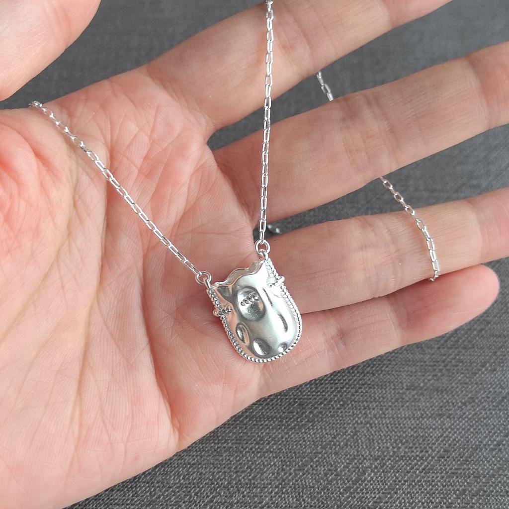New Trendy Fashion 925 Silver Pearl Simple Elegant Thin Chain Pendant Necklace for Women Girl Jewelry Dropship Wholesale