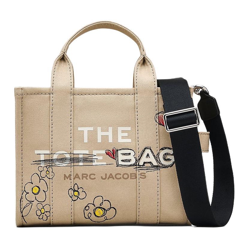 

Marc Jacobs Floral Embroidery Cotton Canvas Tote Bag Women Tote Bags Light-Brown 2S5HTT034H03-261 Basic Set (Bag)
