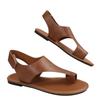 Spring and summer new European and American style sandals 2025 set of toe flat sandals women's independent station women's sandals