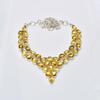 Citrine Gemstone : 925 Sterling Silver Handmade Necklace Jewelry