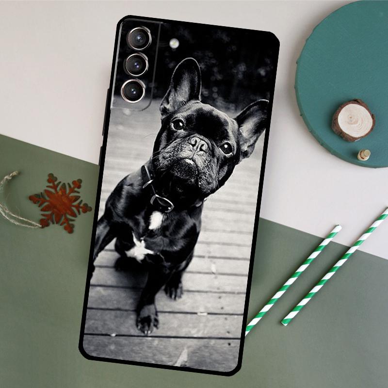 

Funny french bulldog Phone Case For Samsung Galaxy S26 S24 Ultra S20 S21 S22 S23 S25 Plus S10 S25 FE Back Cover Galaxy S26Ultra