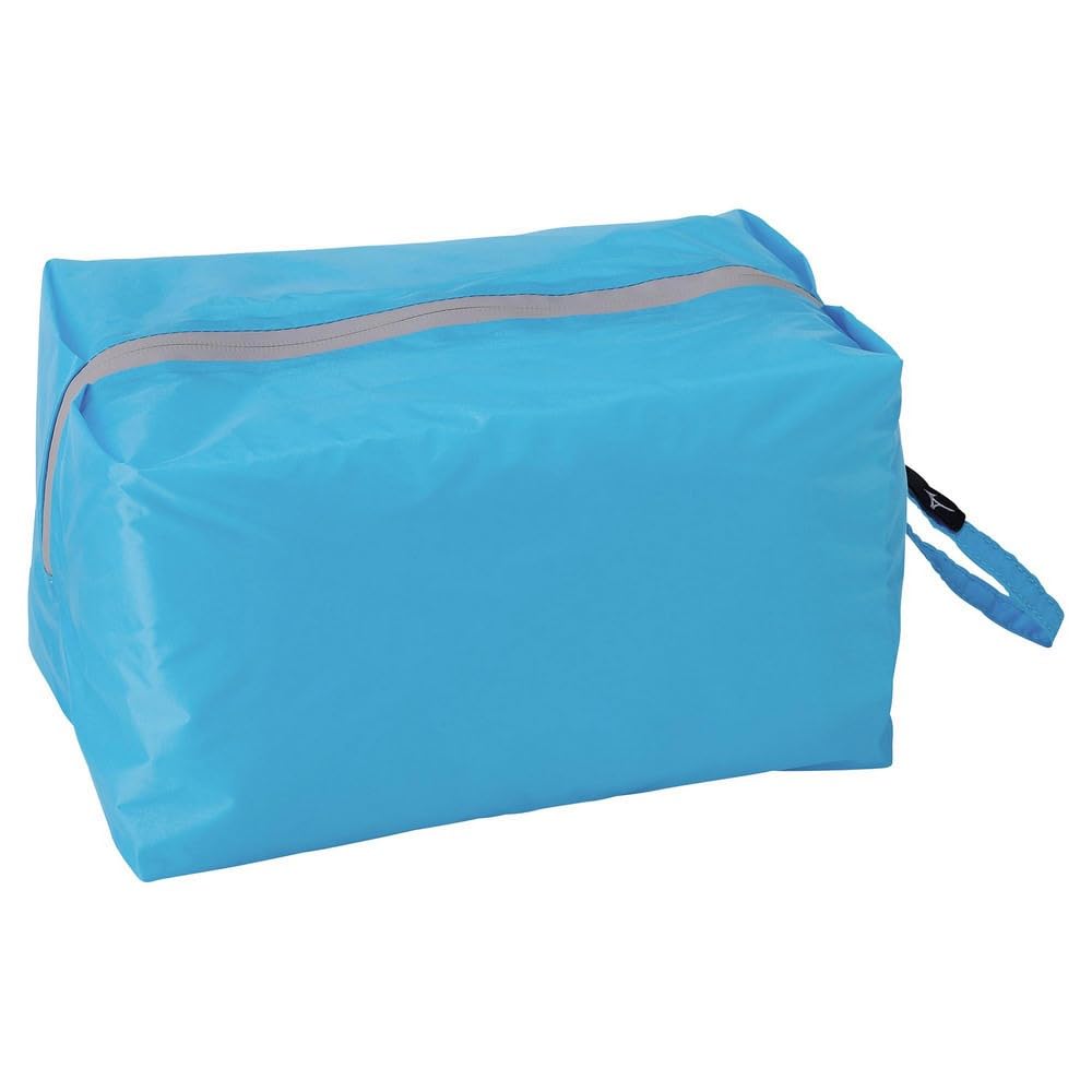 Mizuno Large Lightweight Unisex Swimming Pool Blue Pouch, Water-Repellent, Waterproof, 33JM1035,