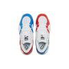 Puma Trc Blaze Court Round Toe Lace-Up Shock Absorbing Non-Slip Wear-Resistant Low-Top Basketball Shoes Unisex Sneaker White Blue Red 377278-01