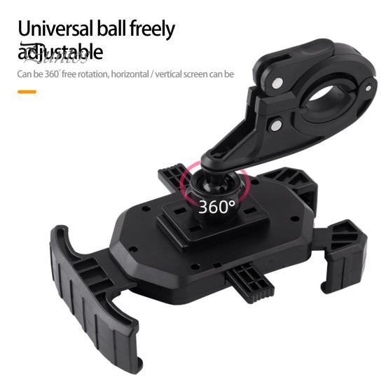 Handyhalter Navigationshalterung Ein-Klick-Schnellverriegelung 360 Grad Drehung Anti-Schüttel Auto-Halterung Weitgehend Kompatibel Lenker Handyhalter