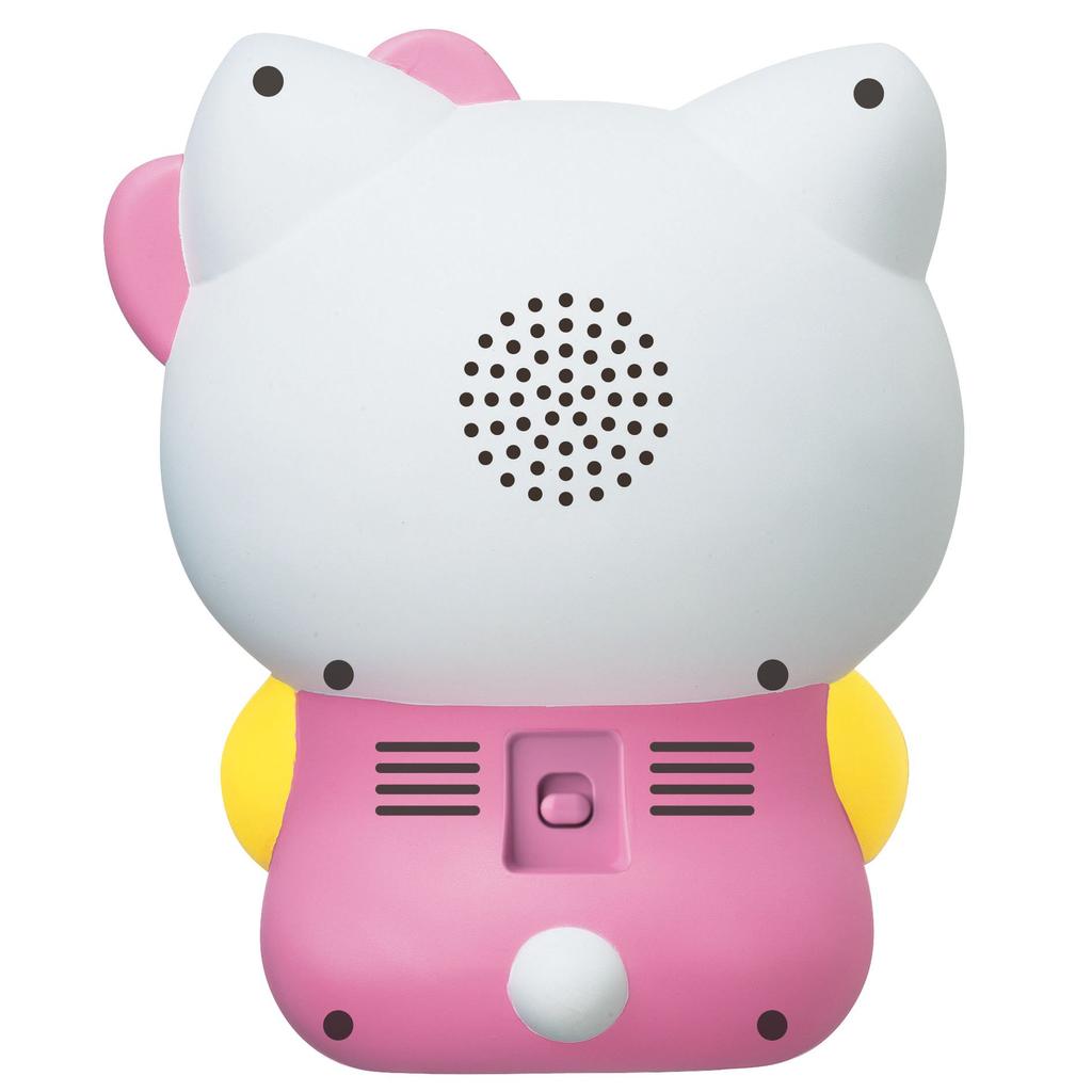 Seiko Clock Hello Kitty Character Alarm Clock Talking Alarm Digital Temperature Display JF375A SEIKO