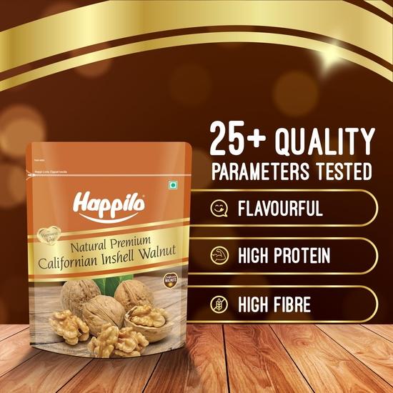 Happilo 100% Natural Californian Raw Walnuts Kernels 200 g