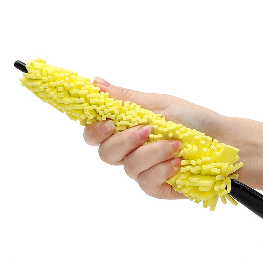 1Pc Car Wheel Cleaner Brush Tire Rim Cleaning Tool Auto Scrub Washing Vehicle Washer Dust Cleaner Sponge Car Washer for Any Car