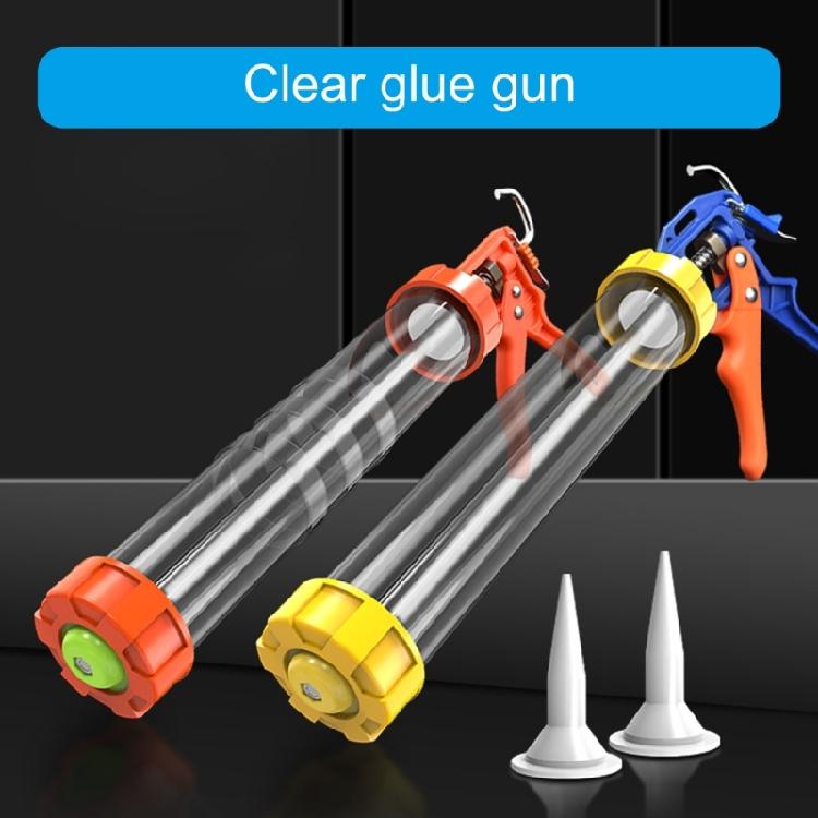 Drip Frees Caulk Guns with Ergonomic Steel Handle,Manual Glass Glues Applicator Universal Pressing Glues Guns