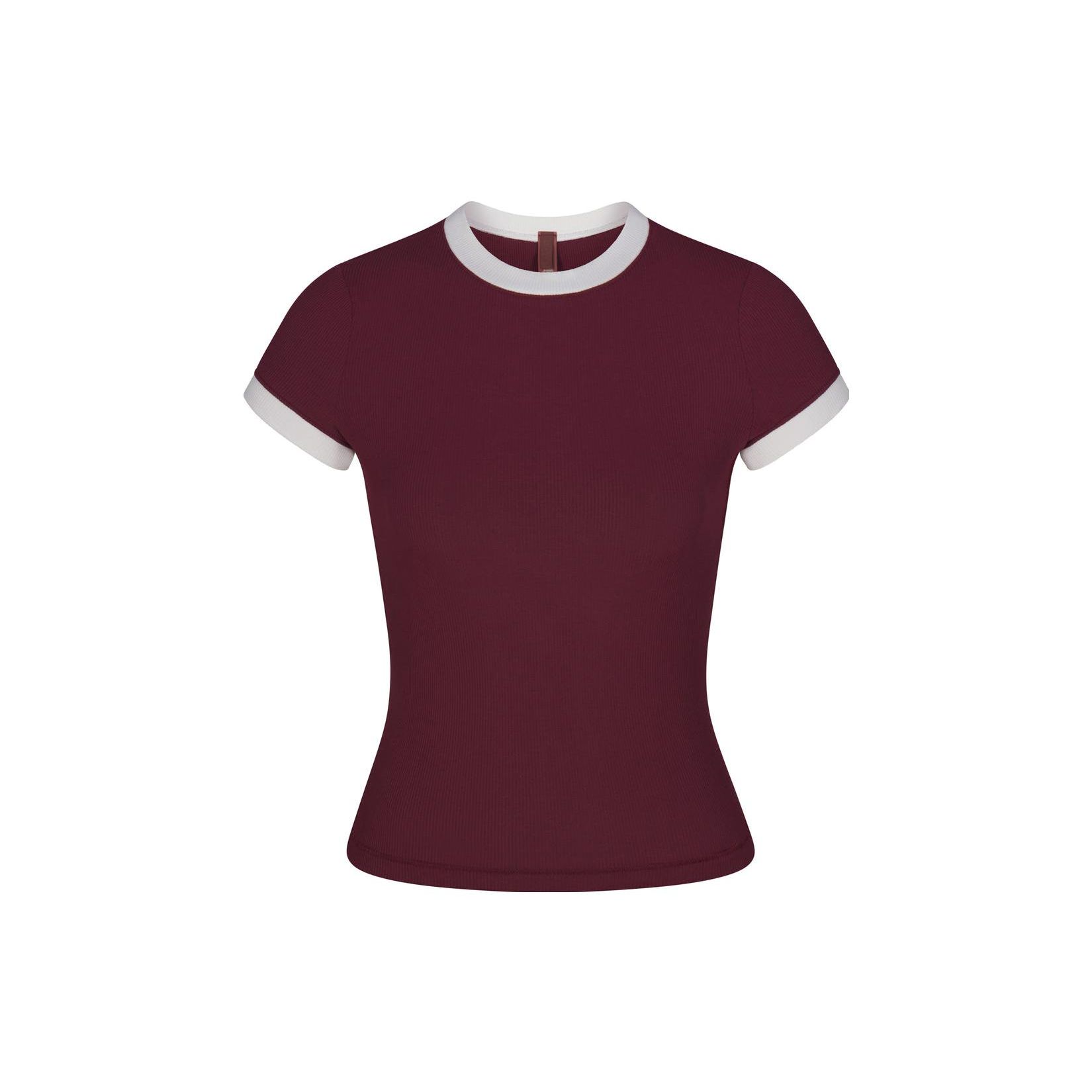 SKIMS Color Block Round Neck Fitted