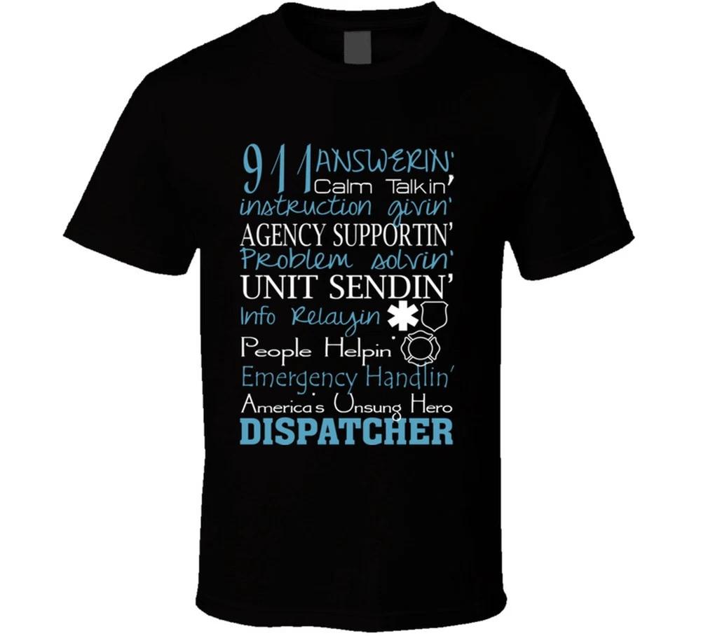 Dispatcher Proud (Design On Back) T Shirt S