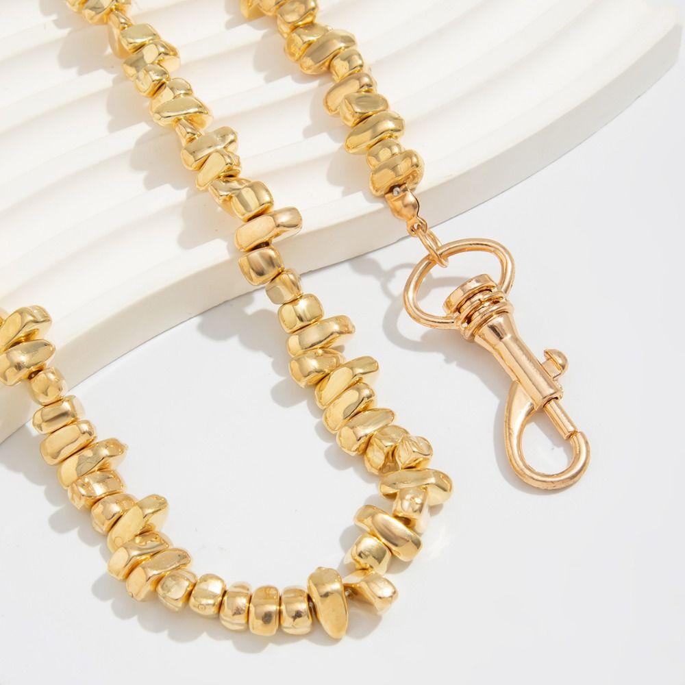 Zinc Zinc Zinc Alloy Punk Belt Chain Gothic Pants Chain Goth Pearl Waist Chain Steet