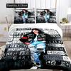 Michael J-Jackson Dekbedovertrek Dekbed Fear Beddengoedset Zachte Dekbedhoes en Kussenslopen voor Tieners Kinderen Enkel/Dubbel/Queen/King