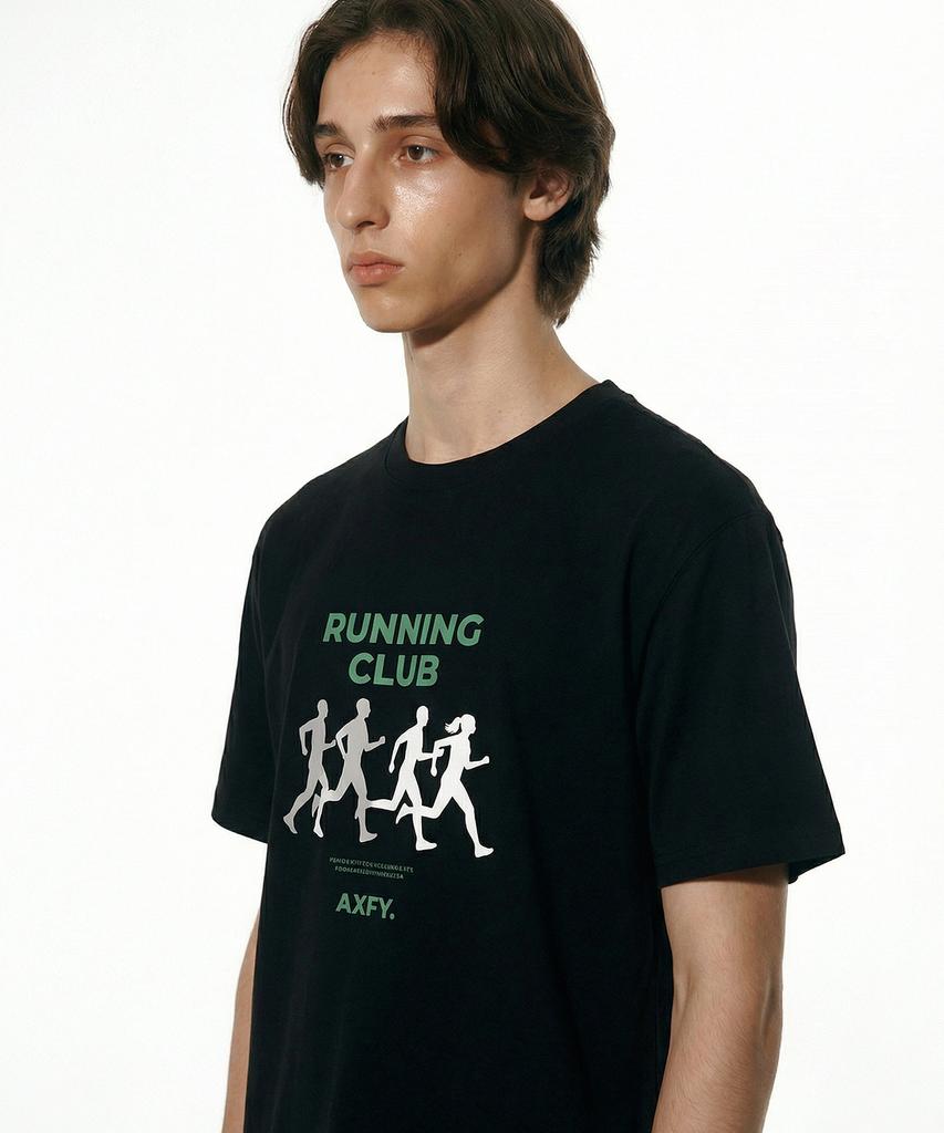 Egseupai Running Club Coolever Short Sleeve T-Shirt - Black