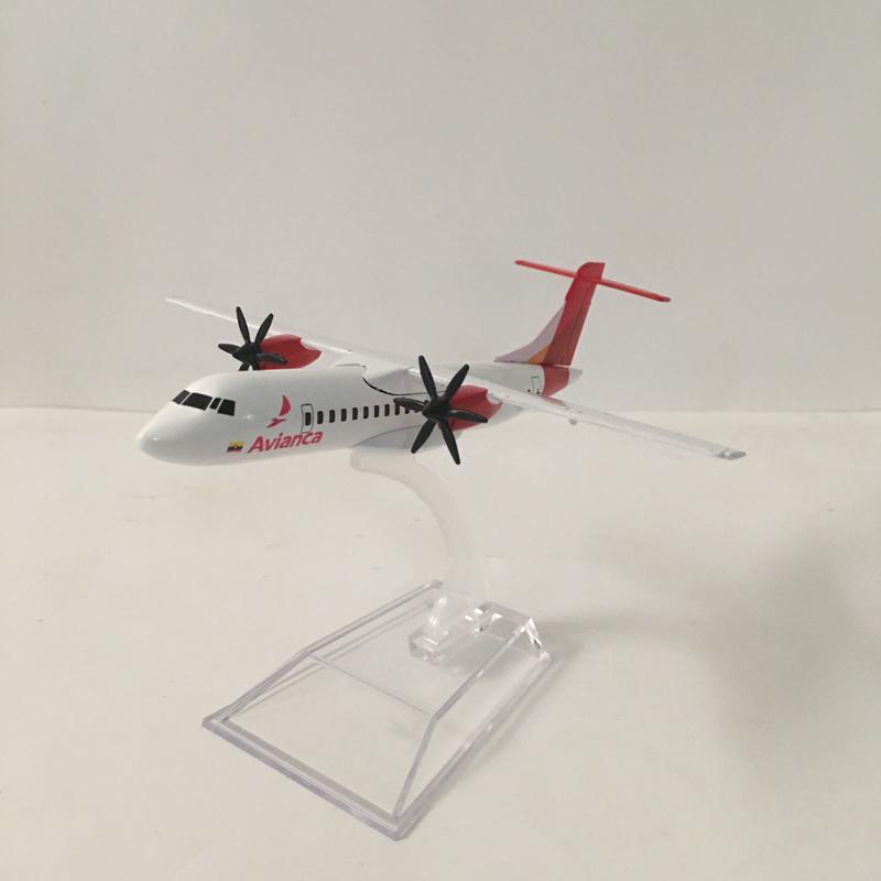 Jason Tutu Plane Model Airplane Fk-50 16cm Atr-600 Aircraft Model Diecast Metal Airplanes 1:400 Scale Planes