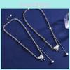 Elegant Titanium Steel Heart Necklace For Women With Sparkling Crystal Pendant