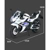1/12 Suzuki GSX-250R Legierung Rennmotorrad Modell Simulation Druckguss Metall Wettbewerb Motorrad Modell Sammlung Kind Spielzeug Geschenk