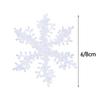 3/30pcs DIY Christmas Snowflake Glitter Xmas Tree Hanging Pendent Fake Snowflake  Party Decor