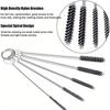 Carburetor Carbon Dirt Jet Remove Cleaning Needles Brushes Cleaner Tools for Automobile Motorcycle Welder Carb Chainsaw