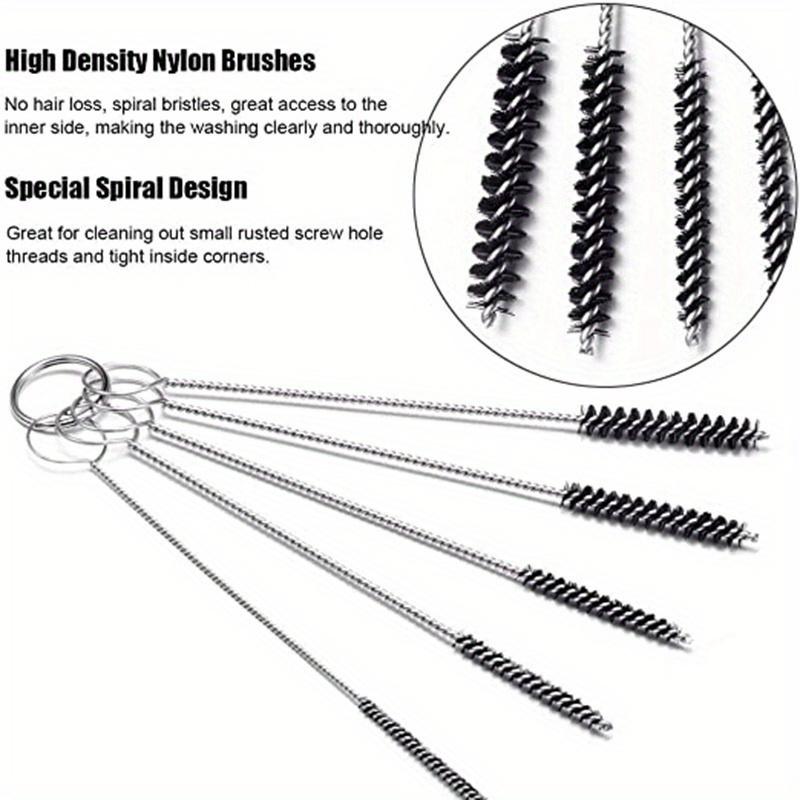 Carburetor Carbon Dirt Jet Remove Cleaning Needles Brushes Cleaner Tools for Automobile Motorcycle Welder Carb Chainsaw