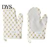 Kitchen Oven Mittens 1/2 Pcs Rough Palm Non-Slip Heat Resistant Protective Cooking Lightweight Anti-scalding Great Friction Cartoon Print Baking