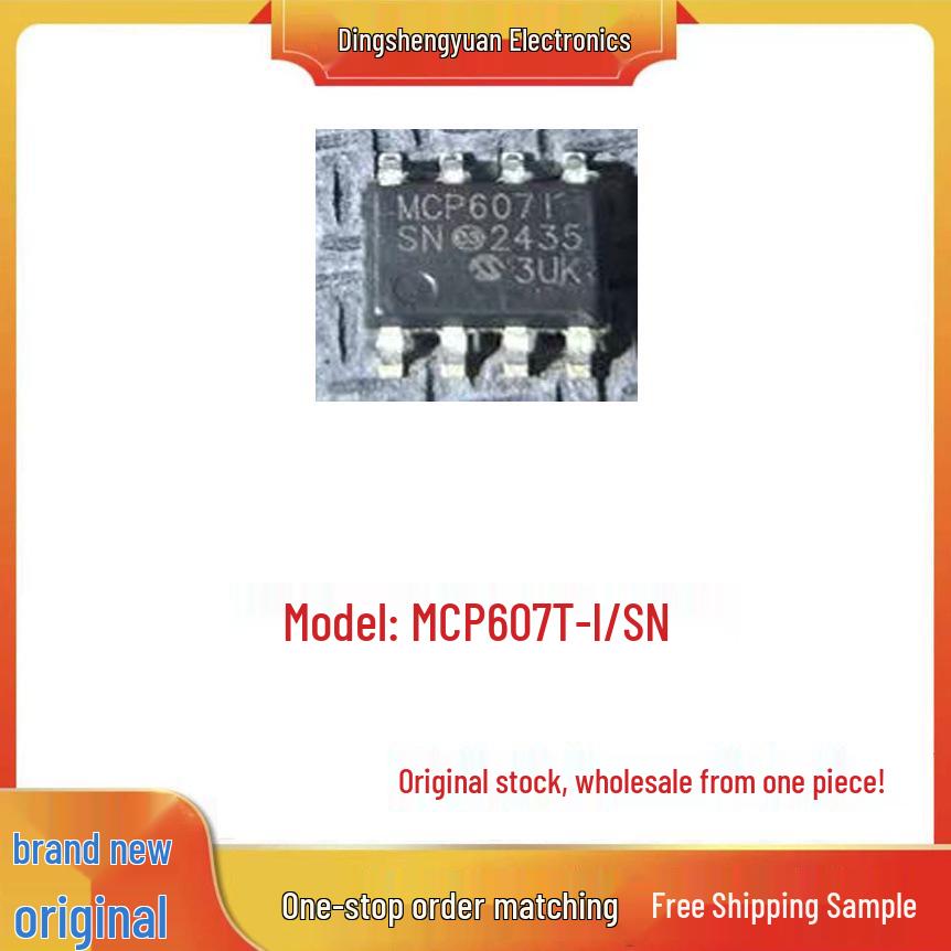 

MCP607T-I/SN SOP-8 Operational Amplifier IC with MCP607ISN Silkscreen - Ready for Direct Use