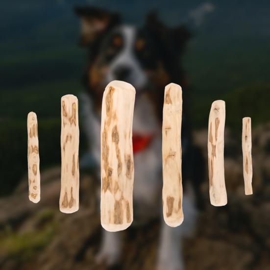 Yousheng Natural Dog Chew Stick Coffee Wood Dog Chew Toy Safe Puppy Teething Toy Dental Health Stick for Dogs Chewing Instinct Entertainment