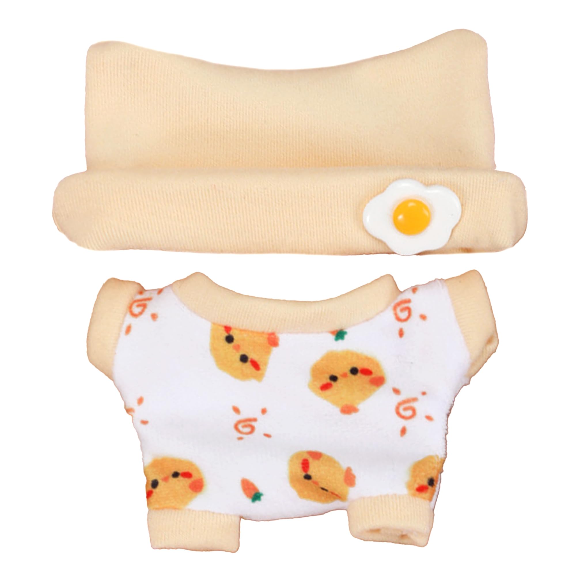 

Manpuku Baby Romper Plush Clothes [Hat & Romper Set] for 10cm Chick, Plush Clothes, Kigurumi Accessories, Otaku Activities, Doll Mascot, K-Pop Doll