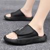 Slippers men's summer trendy brand outside wear non-slip deodorant stepping on shit soft bottom outdoor leisure youth beach sandals