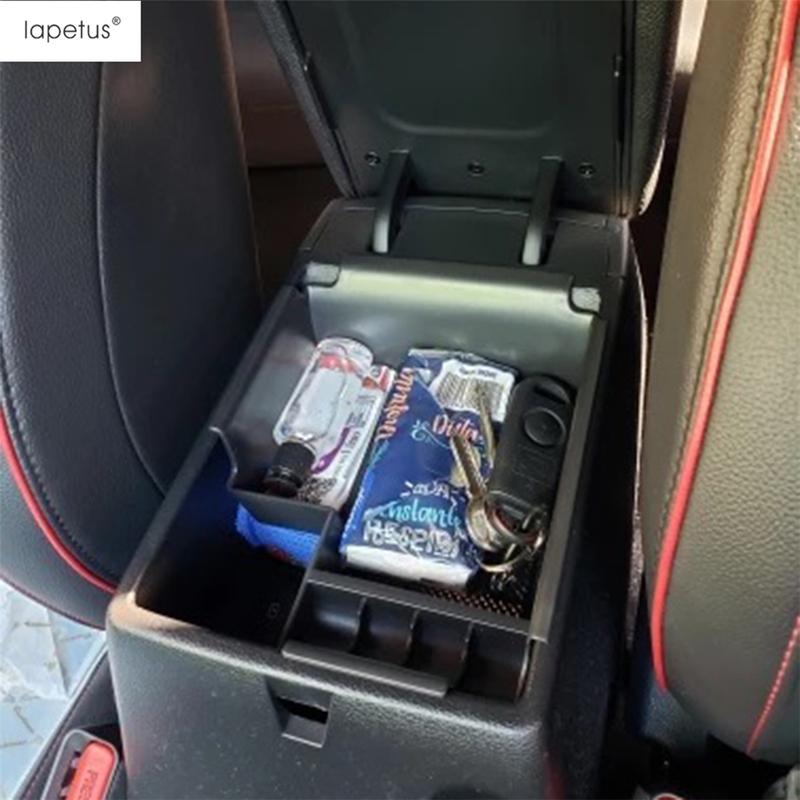 Car Central Control Armrest Storage Box Container Organizer Holder Tray Accessories Fit For Kia Forte / Cerato / K3  -