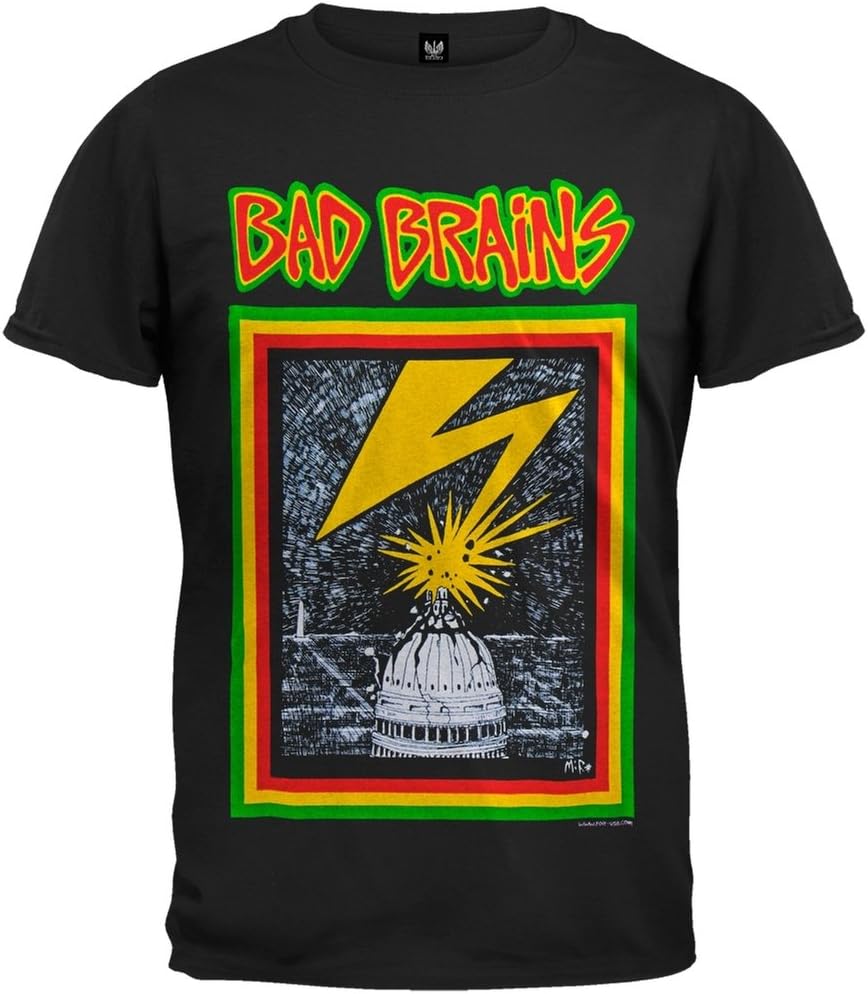 Old Glory Bad Brains Mens Capitol T-Shirt S