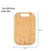 ZISIZ Bambus Schneidebrett Set mit Griff und Wasserrille