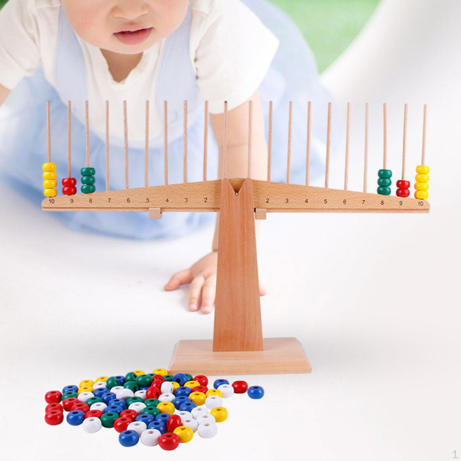 

Игрушки для балансировки и счета Математические весы Интерактивные игрушки Монтессори Игры для детей Подарки на вечеринку Rainbow Beads