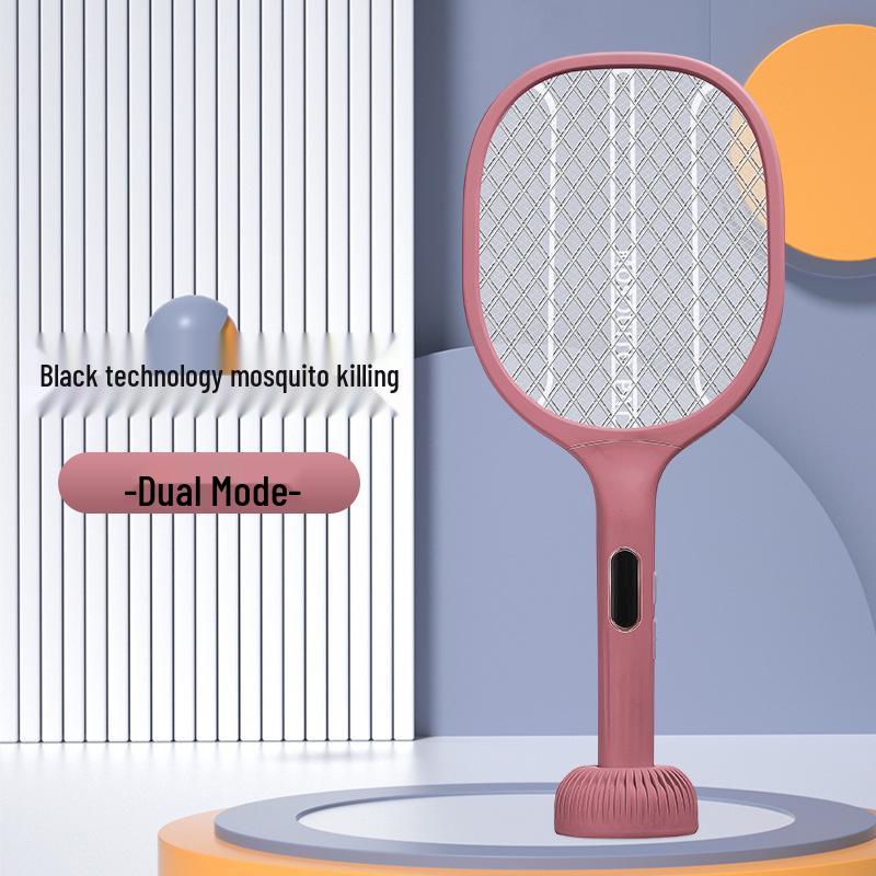 Dual-Function USB Rechargeable Mosquito Swatter & Killer Lamp