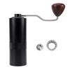 Manual Coffee Bean Grinder with Ergonomic Wood Crank 6 Core Conical Burr Digital Grinding Degree