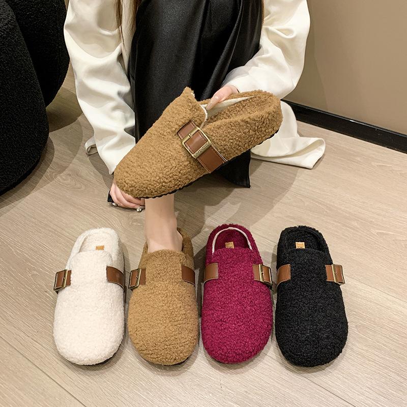Mao Mao shoes wear 22 years of new gentle fairy wind Doudou shoes winter velvet cotton mop