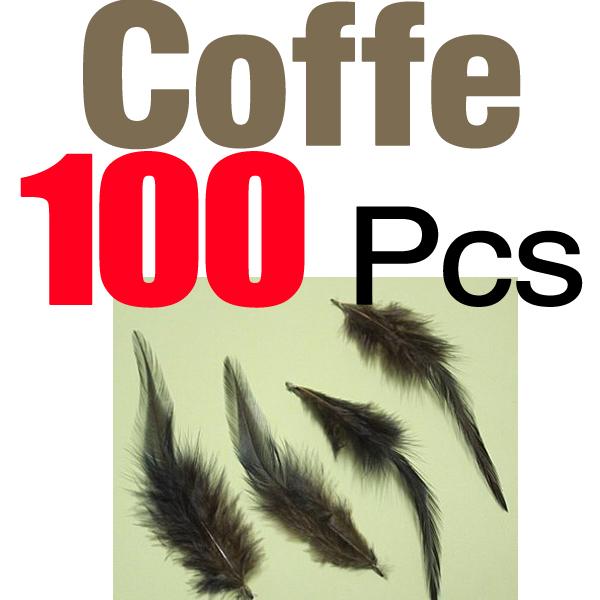 MNFT 100pcs Dyed Nature Pheasant Saddle Feather Hair Fly Tying Hackle Material Ginger Blue Cream White Rose Red Multiple Colors
