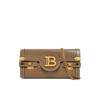 Handbag Balmain DN1LE596LSLX Brown
