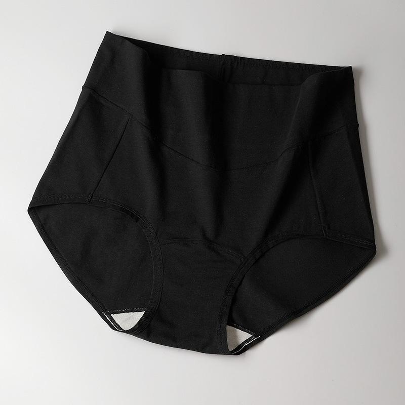 Women's Spring and Autumn Cotton High Waist Hip and Abdomen Antibacterial Extended Underwear