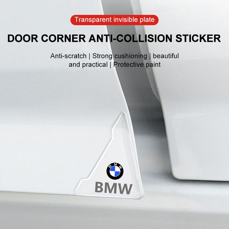 2Pcs Car Door Corner Protection Decals Stickers Car Styling For BMW E39 E46 E90 E36 E60 E34 E30 F30 X1 X3 X5 X6 71 E92 E93 E87